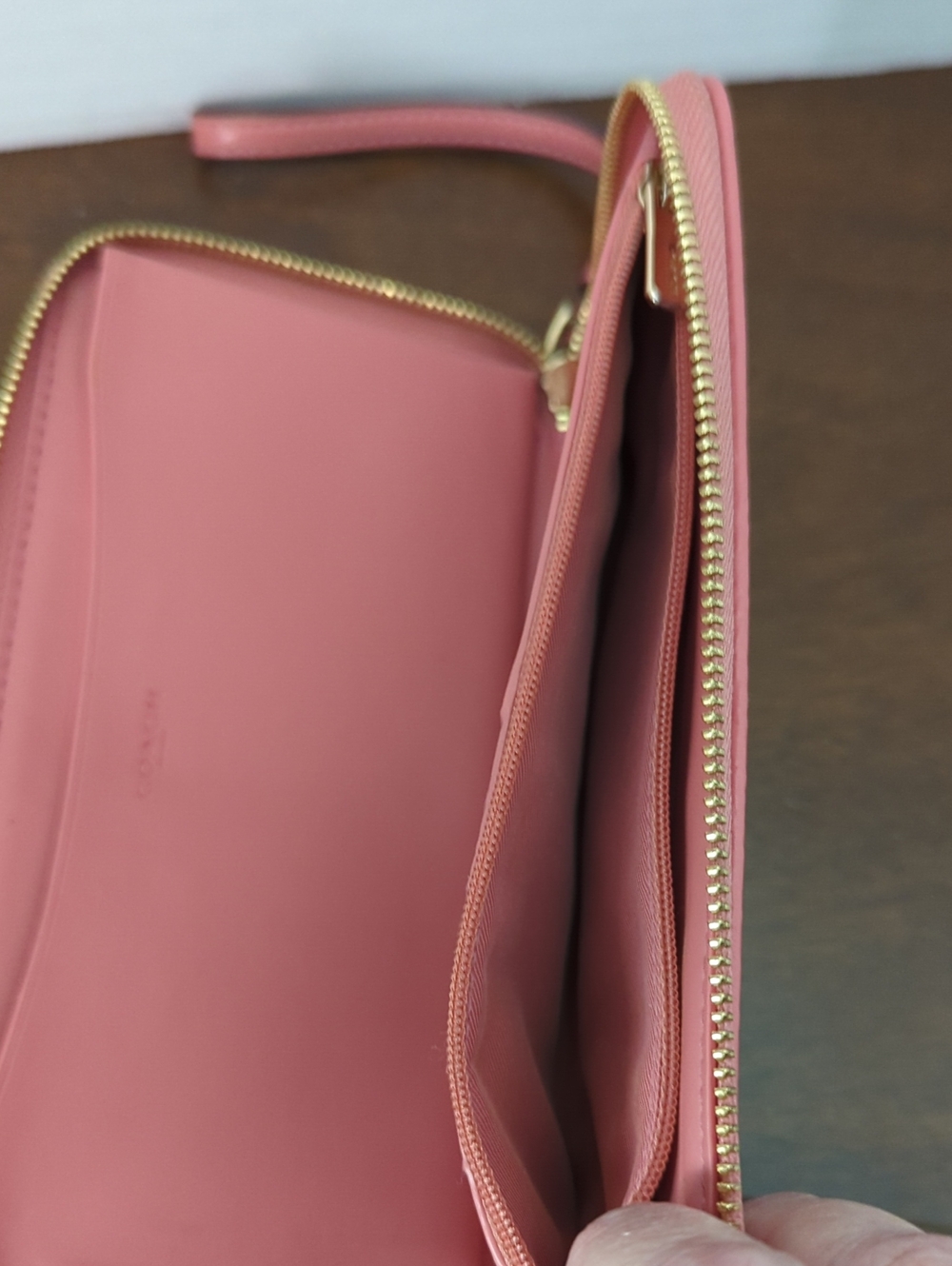 Coach Dempsey Large Phone Zip-Around Wallet . - Picture 7 of 11